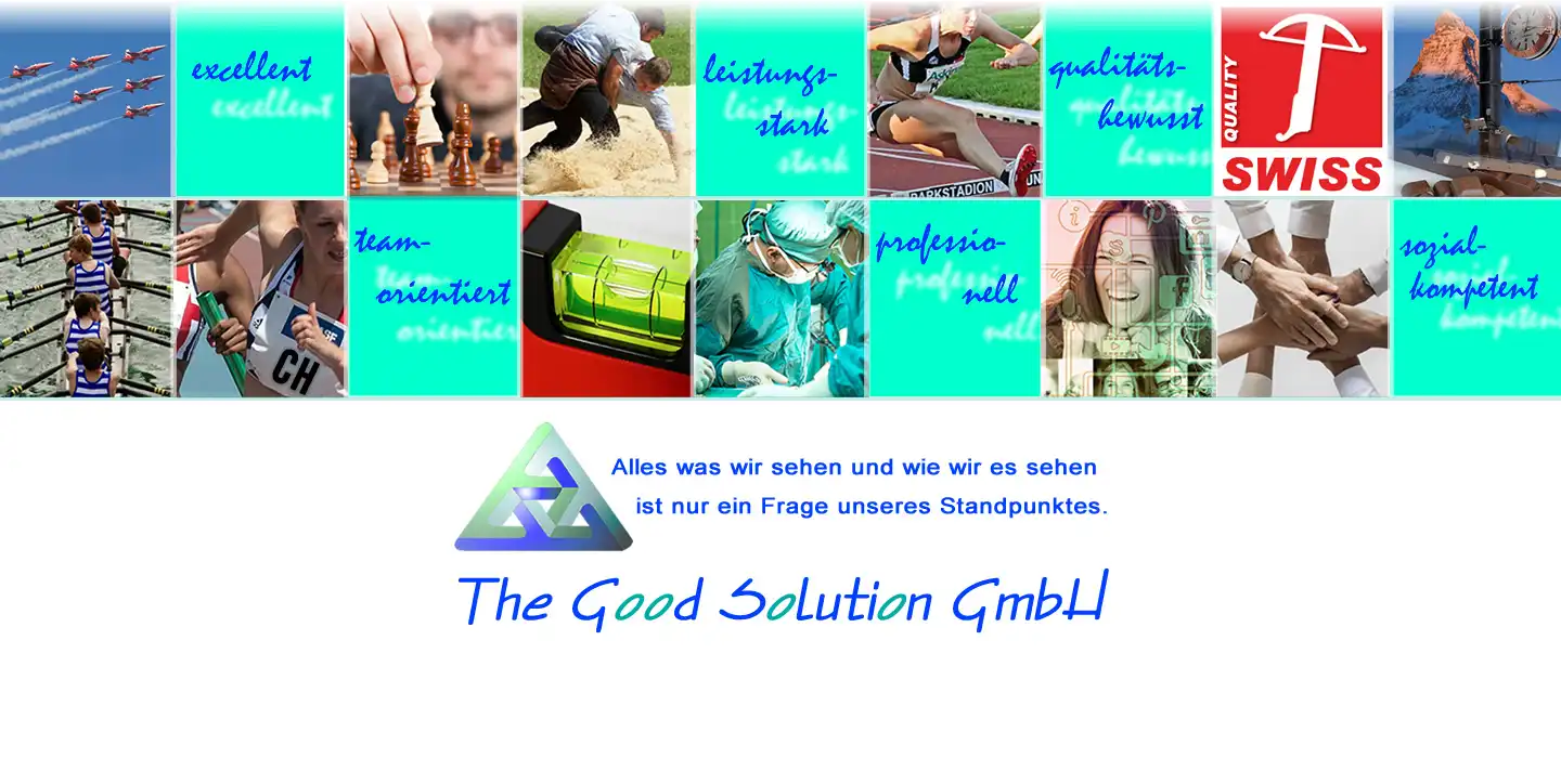 The Good Solution GmbH - die Consulting-Company: Coaching, Teamcoaching, Beratung, Mental Sparring, Mentoring, Projektbegleitung, Monitoring - The Good Solution GmbH - www.the-good-solution.com