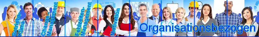 Arbeitsbereiche organisationsbezogen: Betriebsklima, Change Management, Fehlzeitenmanagement, Gesundheitsförderung, Innerbetriebliche Kommunikation, Konflikte, Mobbing, Motivation, Personalfluktuation, Reibungsverluste - The Good Solution GmbH - www.the-good-solution.com