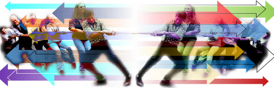 Fehlender Teamgeist, starkes Konkurrenzdenken blockieren die Unternehmens-Ressourcen. Ressourcenaufsplitterungen und Reibungsverlusten sind die Folgen. Mit Coaching, Teamcoaching und teambildenden Workshops, die Teams ausrichten – The Good Solution GmbH - www.the-good-solution.com